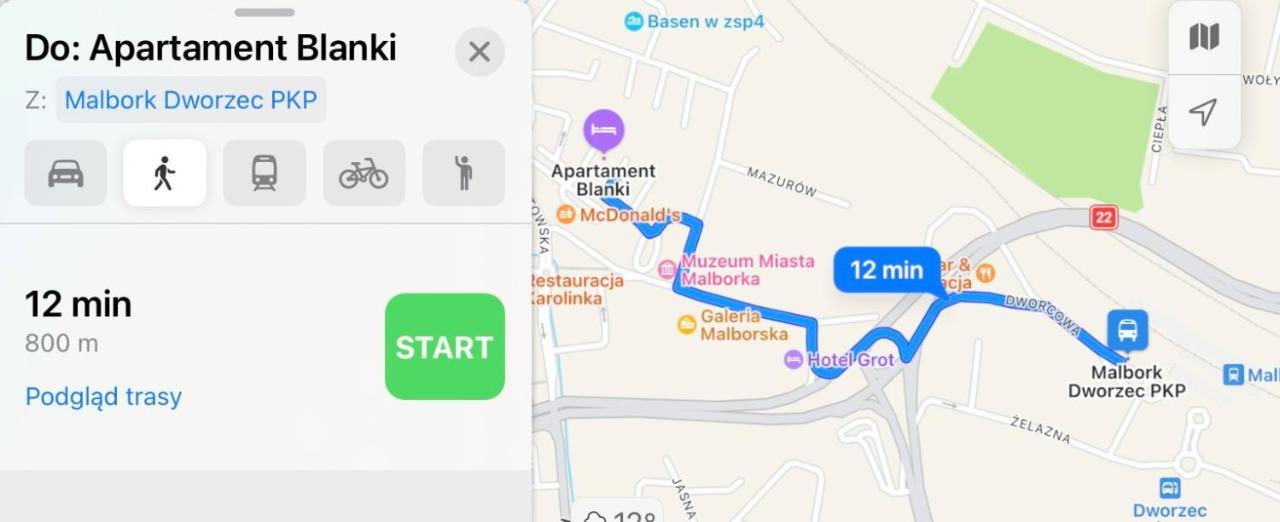 말보르크 Apartament Blanki 아파트 외부 사진